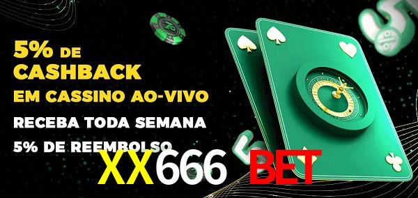 Promoções do cassino ao Vivo XX666 Bet